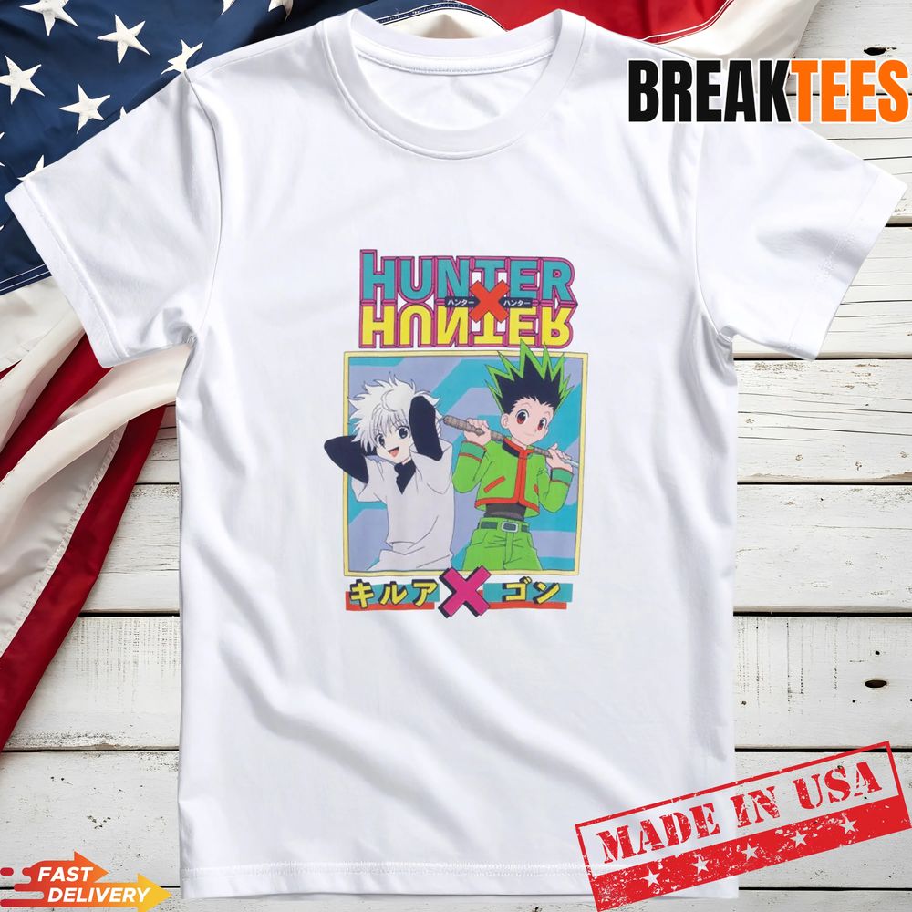 Hunter x Gon Killua Anime - Adult & Kids T-Shirts, Sweatshirts & Hoodies apparel design preview 1