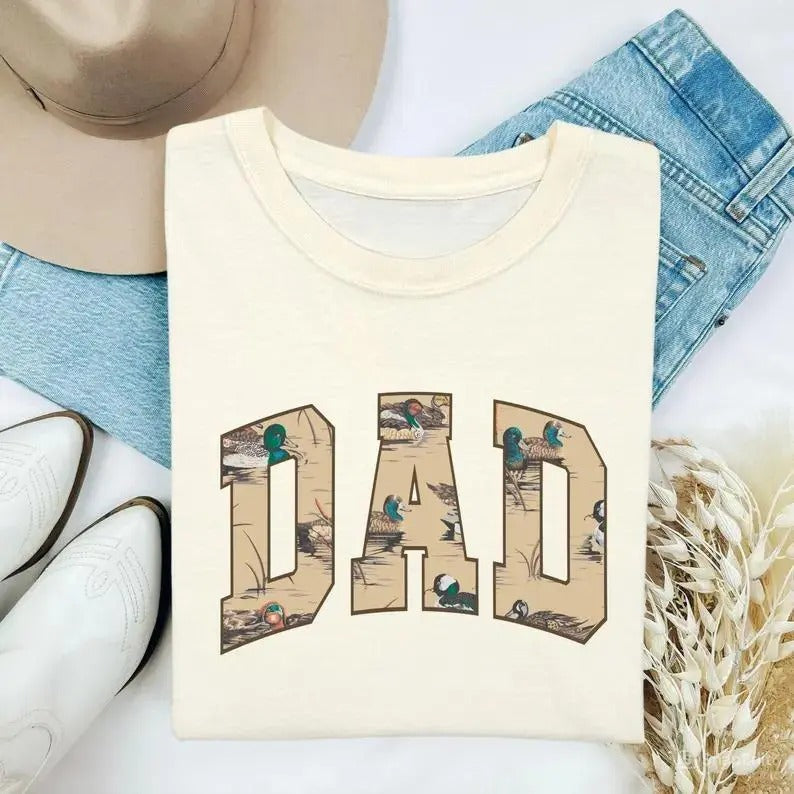 Hunting Dad Duck Hunters Camo Camping Outdoor Lovers - Adult & Kids T-Shirts, Sweatshirts & Hoodies apparel design preview 1