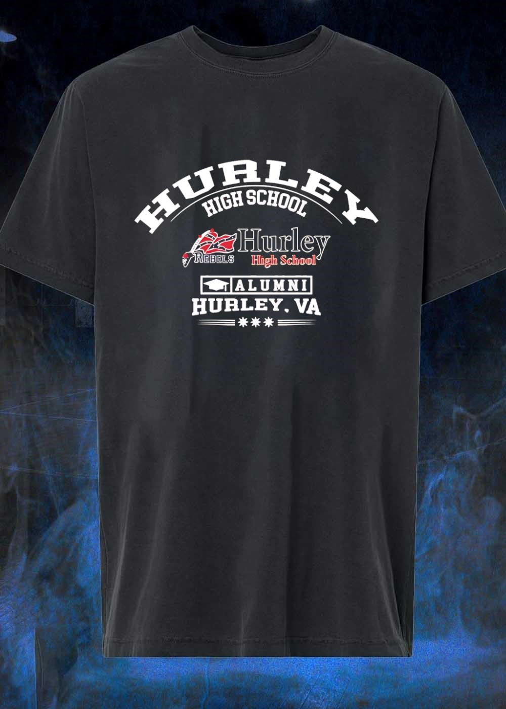 Hurley High School Alumni Rebels VA - Adult & Kids T-Shirts, Sweatshirts & Hoodies apparel design preview 1