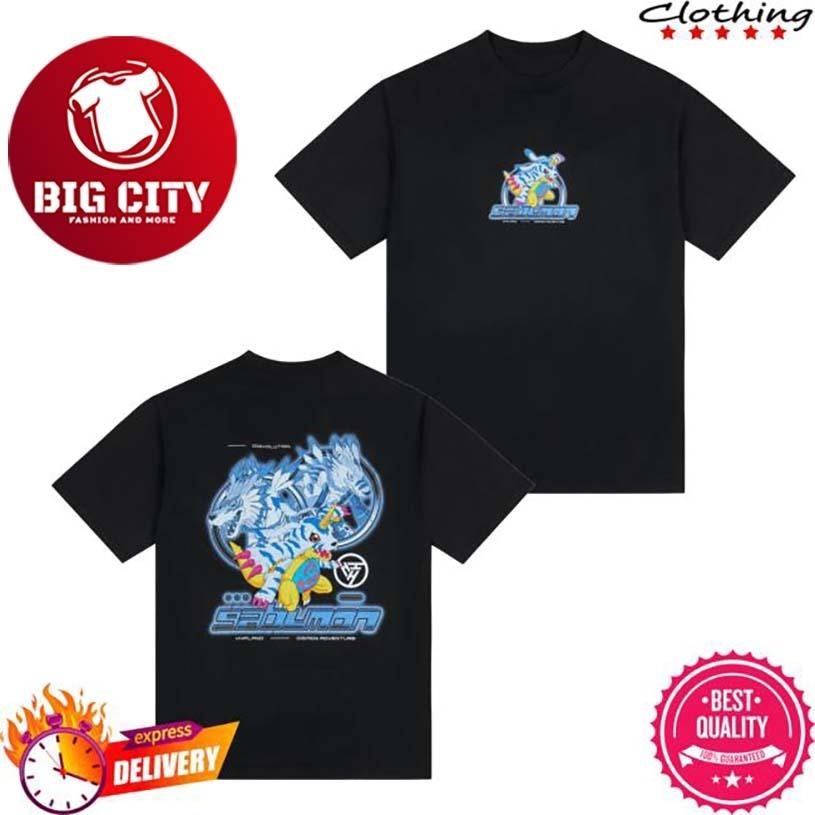 Hypland Digimon Gabumon Two Sided - Adult & Kids T-Shirts, Sweatshirts & Hoodies apparel design preview 1