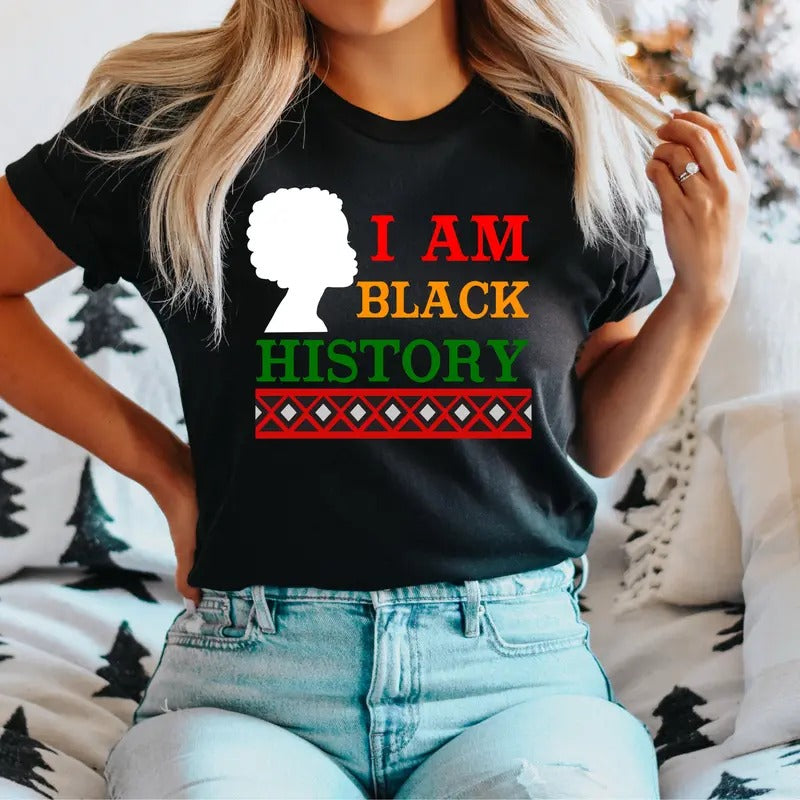 I Am Black History African American Proud Juneteenth - Adult & Kids T-Shirts, Sweatshirts & Hoodies apparel design preview 1