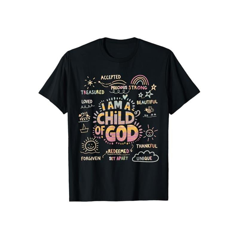 I Am Child God Christian Cotton Casual Street Crew - Adult & Kids T-Shirts, Sweatshirts & Hoodies apparel design preview 1