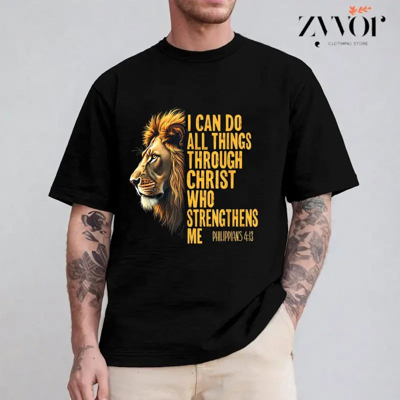 I Can Do All Things Through Christ Who Strengthens Me - Adult & Kids T-Shirts, Sweatshirts & Hoodies apparel design preview 1