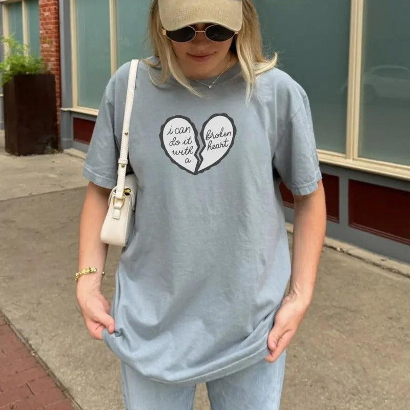 I Can Do Broken Heart Top Womenswear - Adult & Kids T-Shirts, Sweatshirts & Hoodies apparel design preview 1