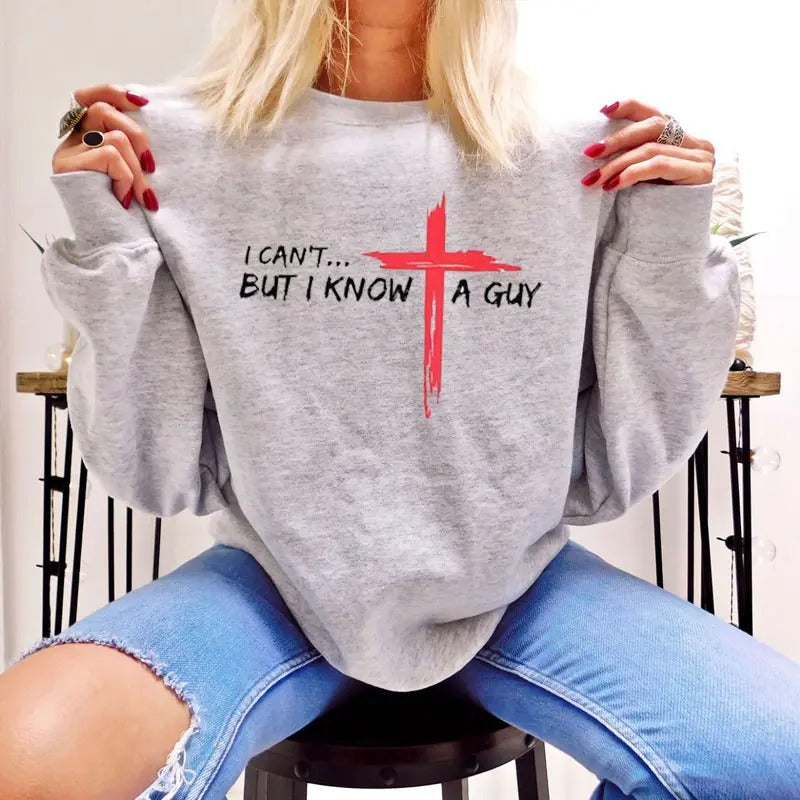 I Can'T But Know Guy Jesus Cross Christian Lover - Adult & Kids T-Shirts, Sweatshirts & Hoodies apparel design preview 1