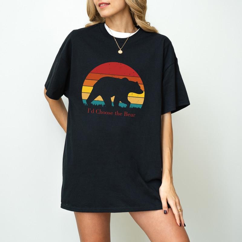 I Choose Bear Vs Man Rights Female Empowerment Her - Adult & Kids T-Shirts, Sweatshirts & Hoodies apparel design preview 1