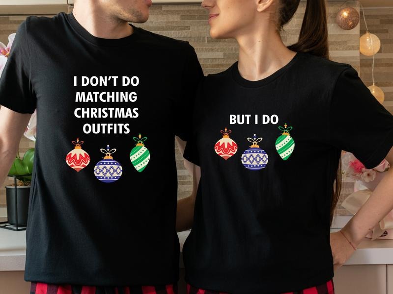 I Don'T Do Matching Outfits But Couples Wife Husband - Adult & Kids T-Shirts, Sweatshirts & Hoodies apparel design preview 1
