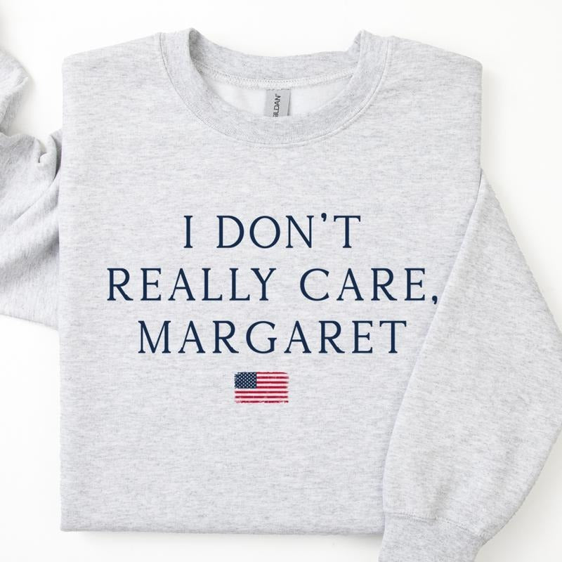 I Don'T Really Care Margaret Funny Minimalist JD - Adult & Kids T-Shirts, Sweatshirts & Hoodies apparel design preview 1