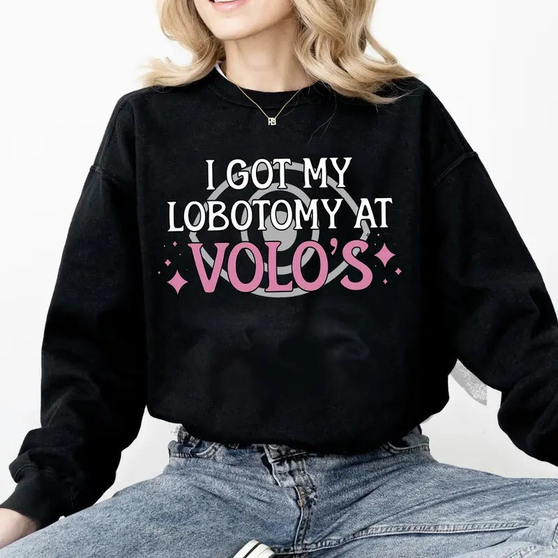 I Got My Lobotomy Volo'S Baldur'S Gate 3 Meme Funny - Adult & Kids T-Shirts, Sweatshirts & Hoodies apparel design preview 1