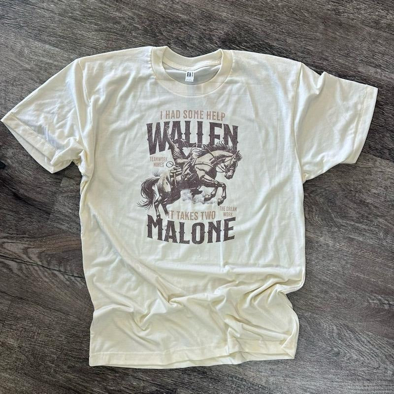 I Had Some Help Country Music - Adult & Kids T-Shirts, Sweatshirts & Hoodies apparel design preview 1