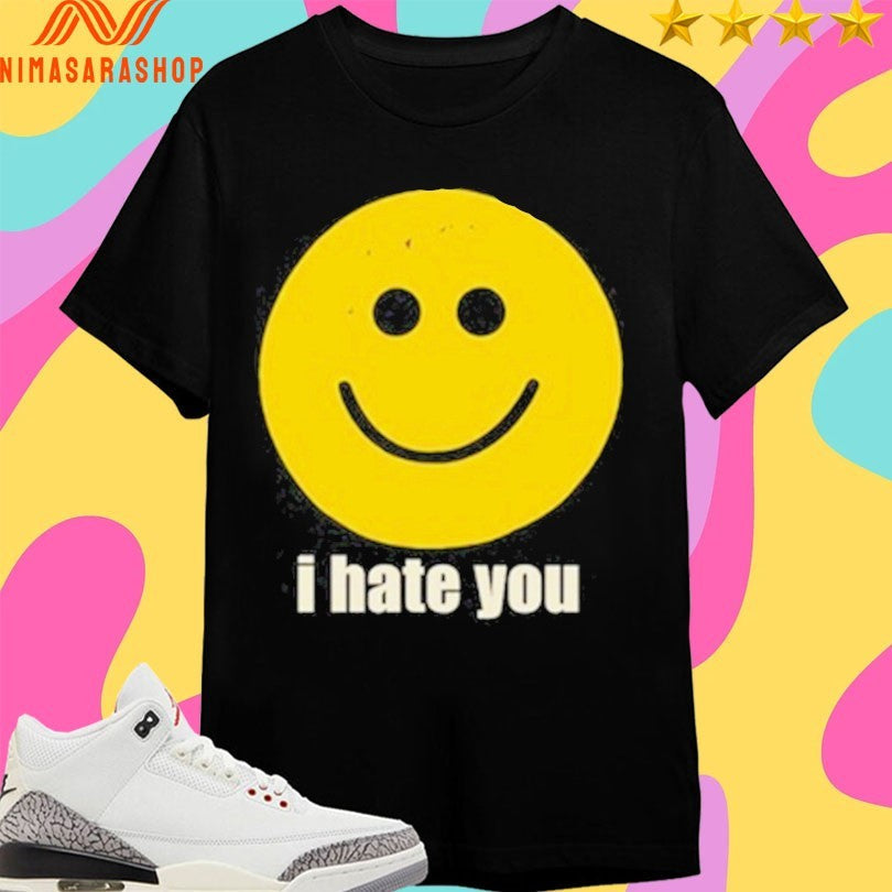 I Hate You Smiley Face - Adult & Kids T-Shirts, Sweatshirts & Hoodies apparel design preview 1
