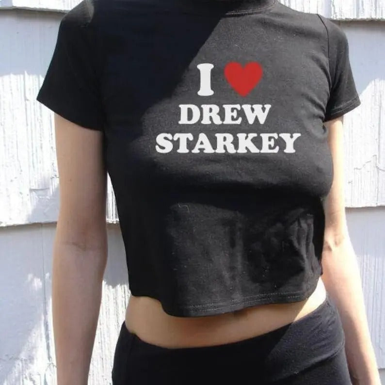 I Heart Drew Starkey Movie TV Actor Love 90s Grunge - Adult & Kids T-Shirts, Sweatshirts & Hoodies apparel design preview 1