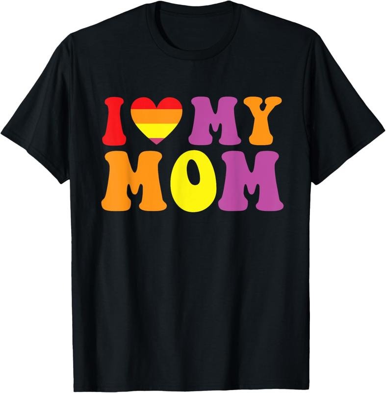 I Heart My Mom Son Daughter Love Cotton Fit - Adult & Kids T-Shirts, Sweatshirts & Hoodies apparel design preview 1