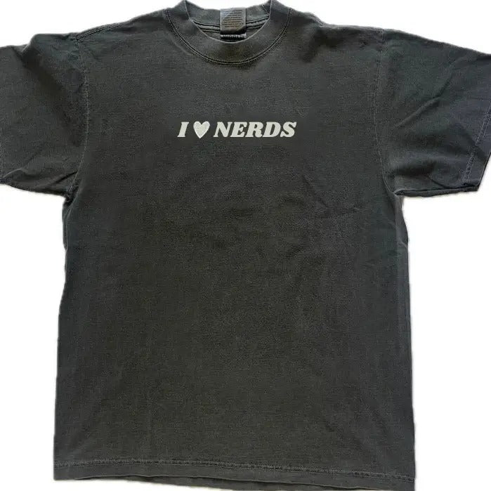 I Heart Nerds Love Funny Custom - Adult & Kids T-Shirts, Sweatshirts & Hoodies apparel design preview 1