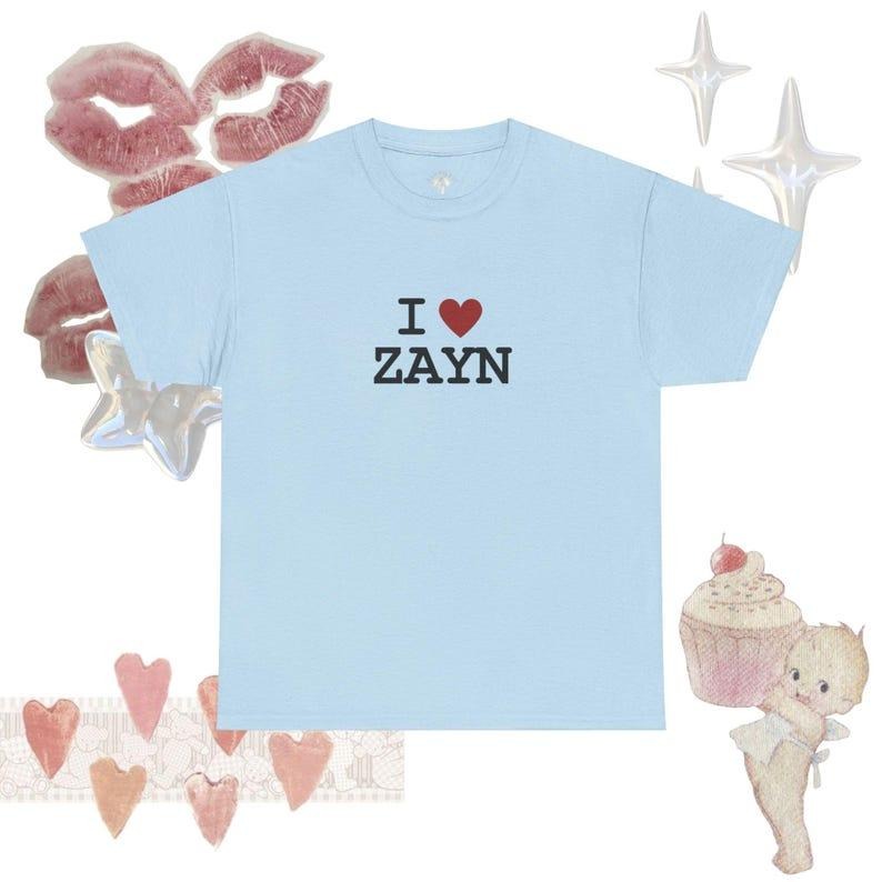 I Heart Z..Yn Love O.N.E Di.Rec.Tion Heavy Cotton - Adult & Kids T-Shirts, Sweatshirts & Hoodies apparel design preview 1