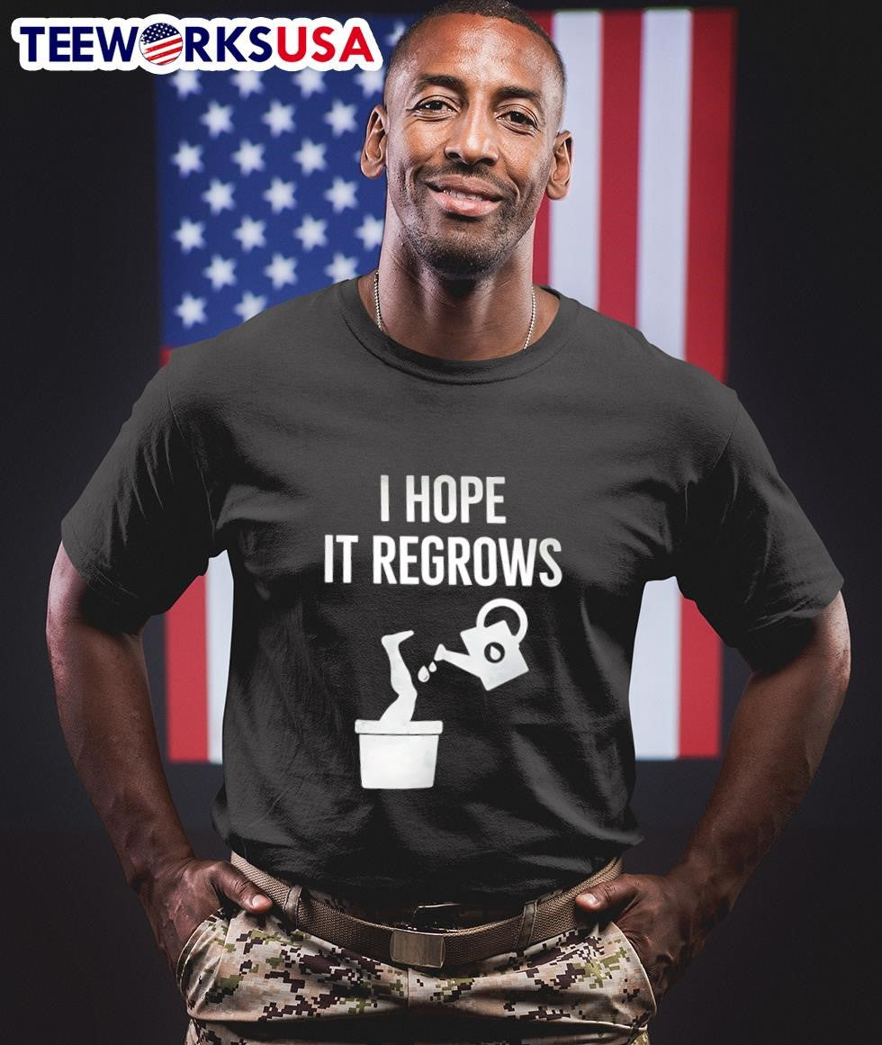 I Hope It Regrows Leg In Pot - Adult & Kids T-Shirts, Sweatshirts & Hoodies apparel design preview 1