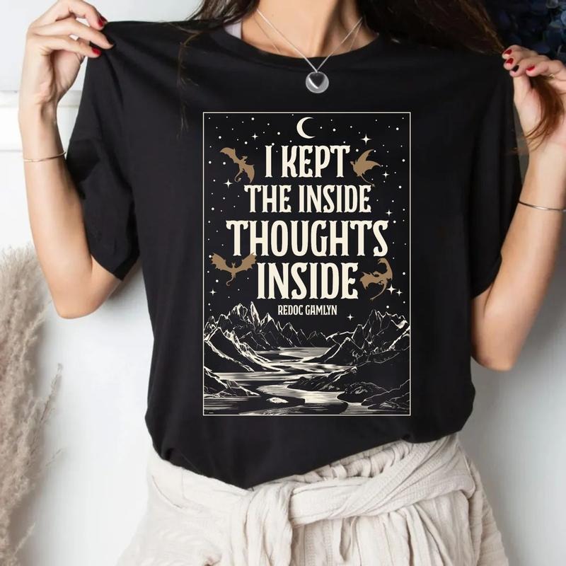 I Kept Inside Thoughts Basgiath War College Fourth - Adult & Kids T-Shirts, Sweatshirts & Hoodies apparel design preview 1