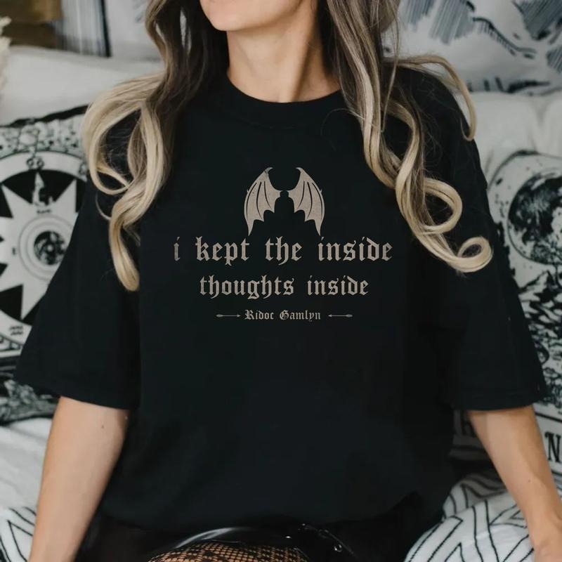 I Kept Inside Thoughts Quest Squad Fourth Wing - Adult & Kids T-Shirts, Sweatshirts & Hoodies apparel design preview 1