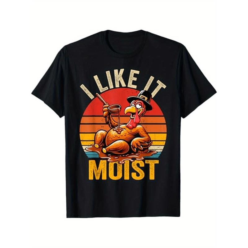 I Like Moist Thanksgiving Costume Turkey Day Leg 100% - Adult & Kids T-Shirts, Sweatshirts & Hoodies apparel design preview 1