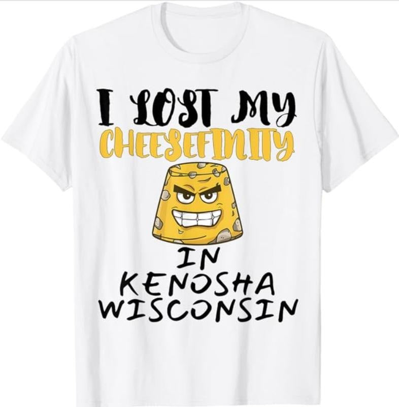 I Lost My Cheesefinity Kenosha Wisconsin Camiseta - Adult & Kids T-Shirts, Sweatshirts & Hoodies apparel design preview 1