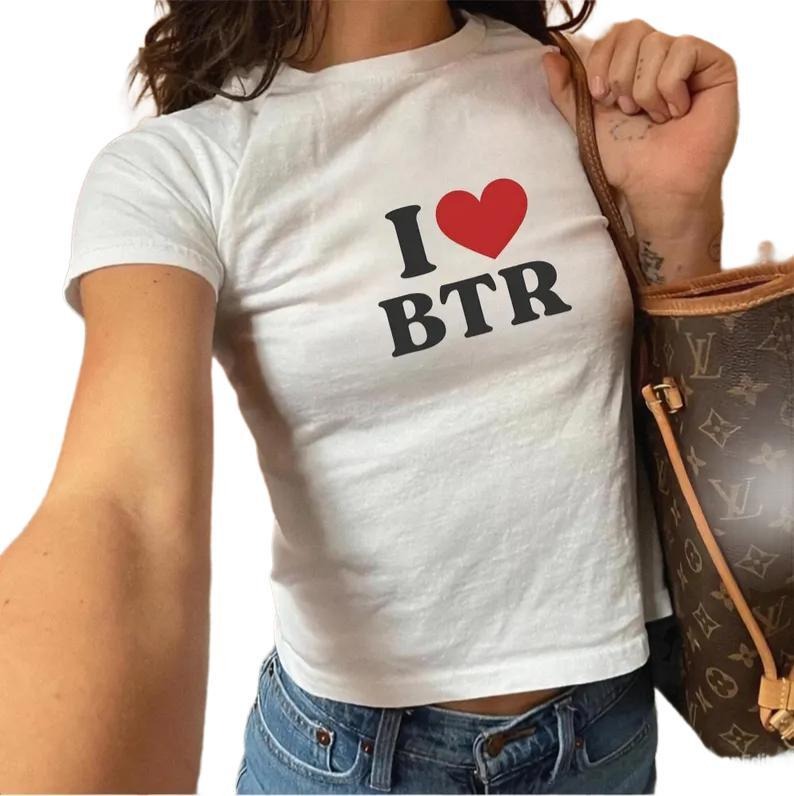 I Love BTR Baby Big Time Rush Real Life Worldwide - Adult & Kids T-Shirts, Sweatshirts & Hoodies apparel design preview 1