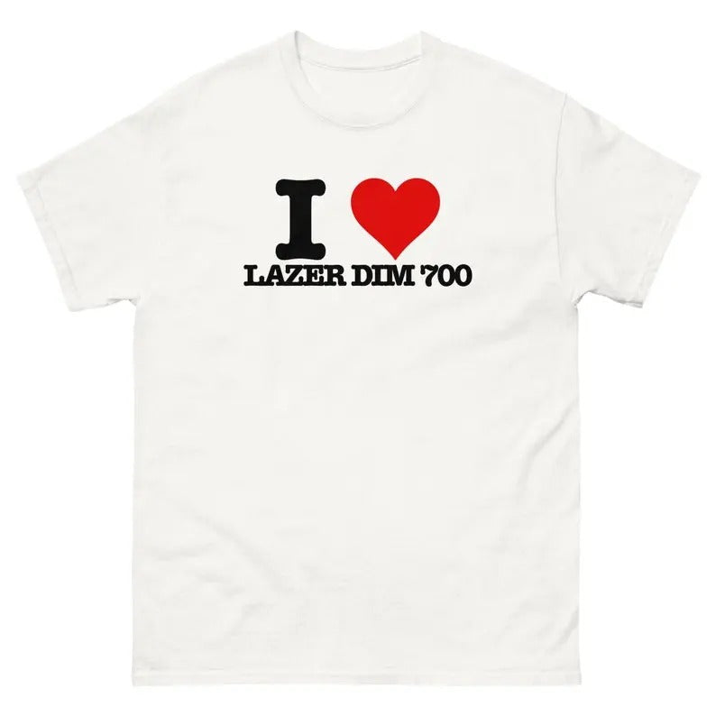 I Love LAZER DIM 700 Funny Heart Lazerdim700 Him Her - Adult & Kids T-Shirts, Sweatshirts & Hoodies apparel design preview 1