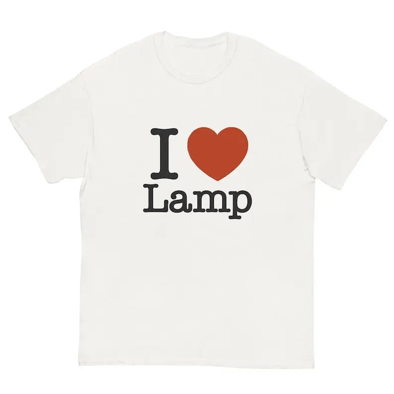 I Love Lamp Short Sleeve Him Her Heart - Adult & Kids T-Shirts, Sweatshirts & Hoodies apparel design preview 1