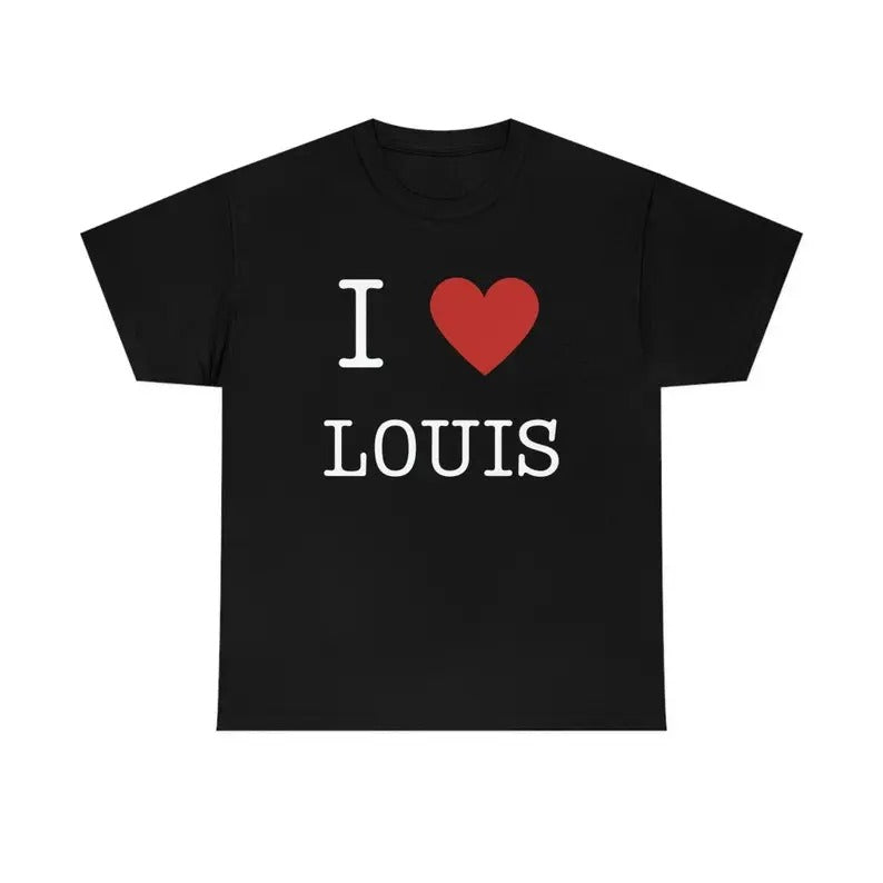I Love Louis Him Her Heart Tomlison One Direction - Adult & Kids T-Shirts, Sweatshirts & Hoodies apparel design preview 1