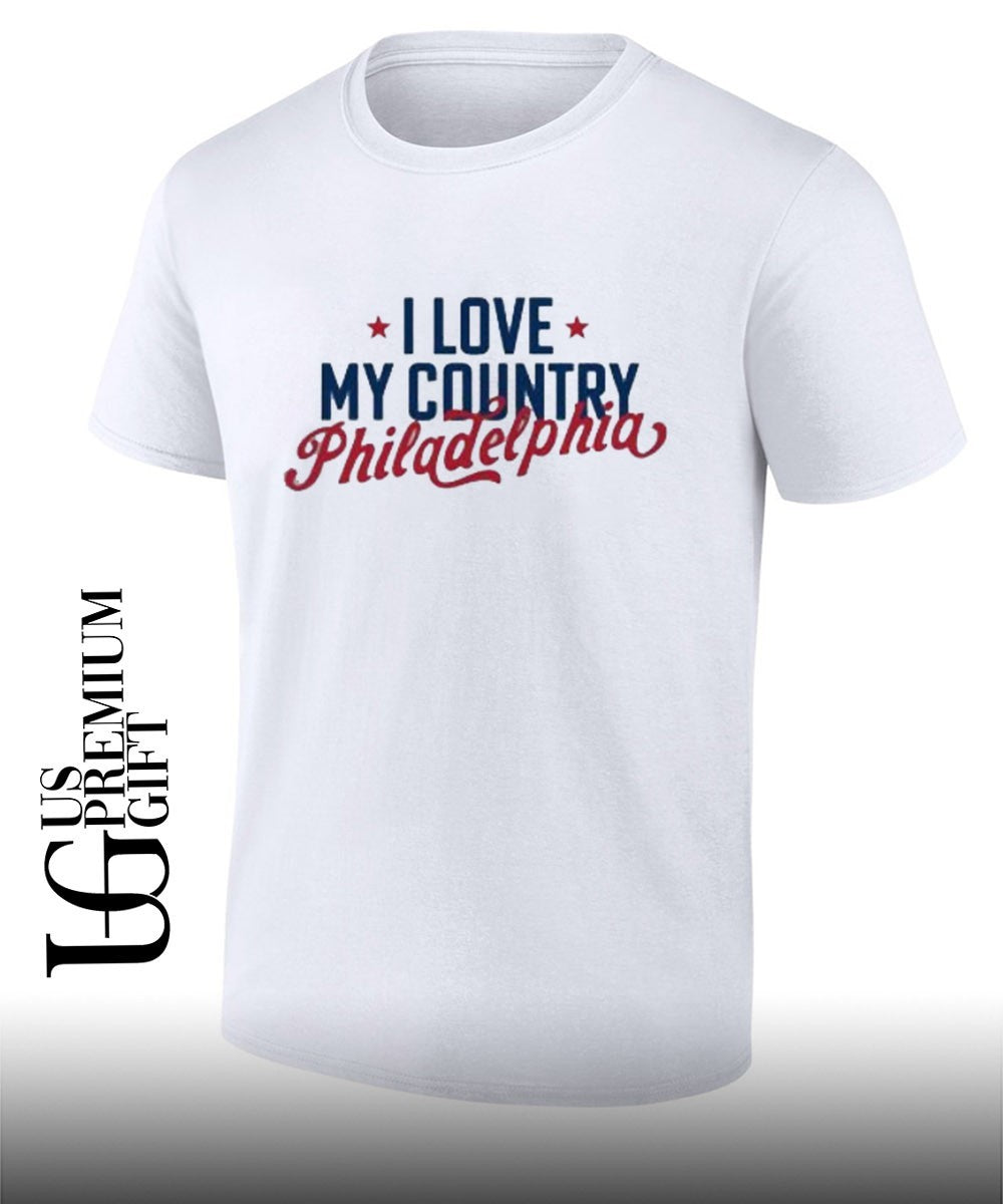 I Love My Country Philadelphia - Adult & Kids T-Shirts, Sweatshirts & Hoodies apparel design preview 1