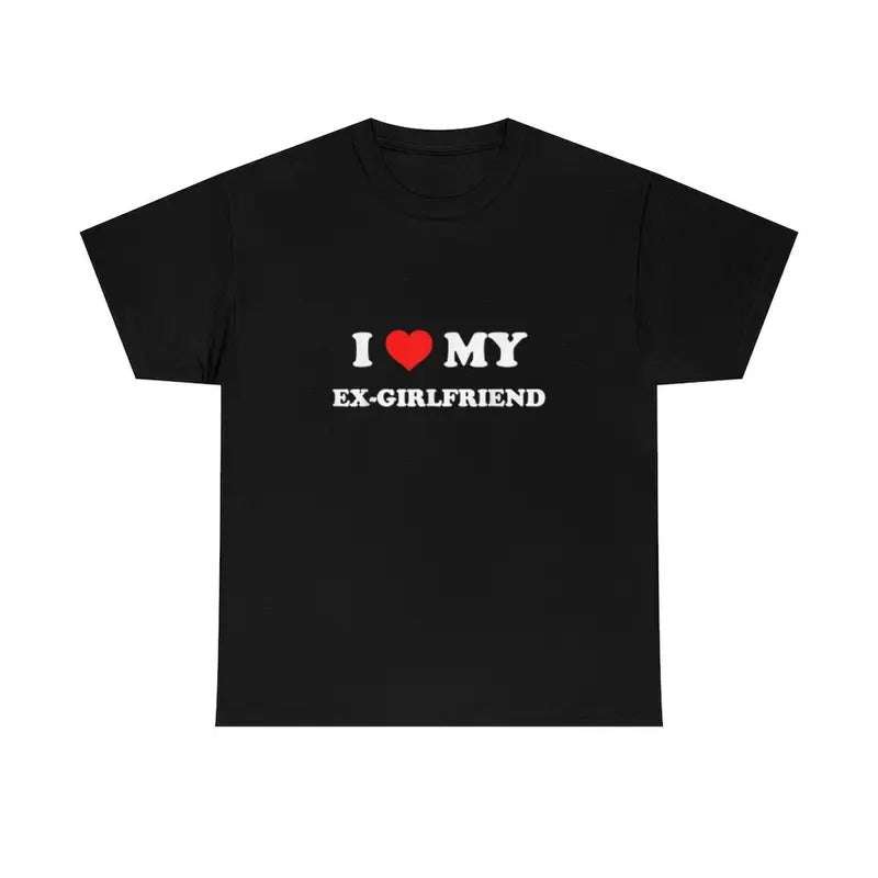 I Love My Ex Girlfriend Him Her Trending Top Funny - Adult & Kids T-Shirts, Sweatshirts & Hoodies apparel design preview 1