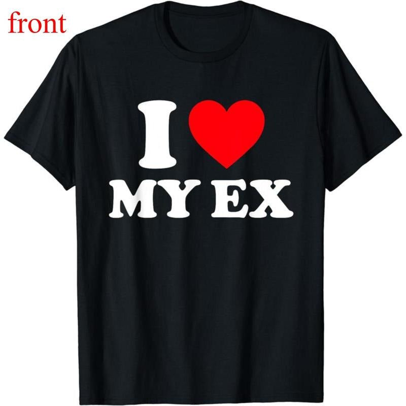 I Love My Ex Cotton Short Sleeve - Adult & Kids T-Shirts, Sweatshirts & Hoodies apparel design preview 1