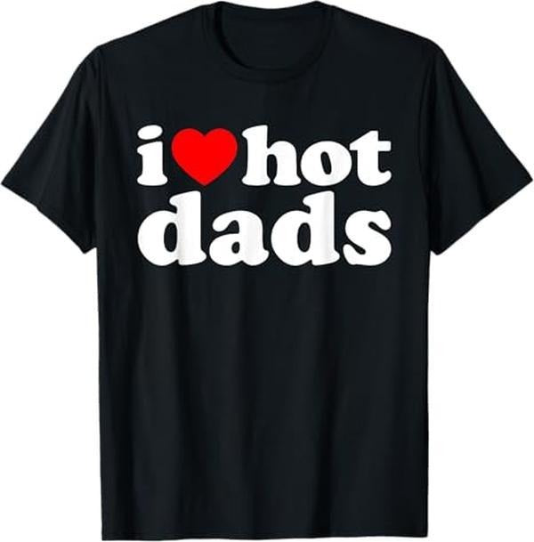 I Love My Girlfriend Boyfriend HERE Hot Dads - Adult & Kids T-Shirts, Sweatshirts & Hoodies apparel design preview 1