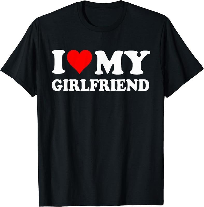 I Love My Girlfriend Heart Boyfriend Couples Have Hot - Adult & Kids T-Shirts, Sweatshirts & Hoodies apparel design preview 1