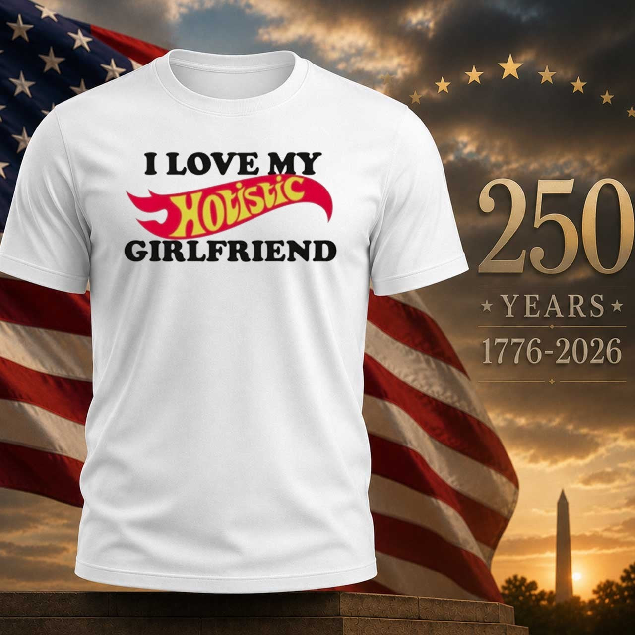 I Love My Hotistic Girlfriend - Adult & Kids T-Shirts, Sweatshirts & Hoodies apparel design preview 1