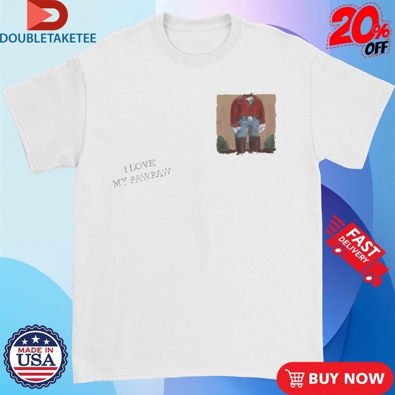 I Love My Pawpaw Rod Doobie Postcard - Adult & Kids T-Shirts, Sweatshirts & Hoodies apparel design preview 1