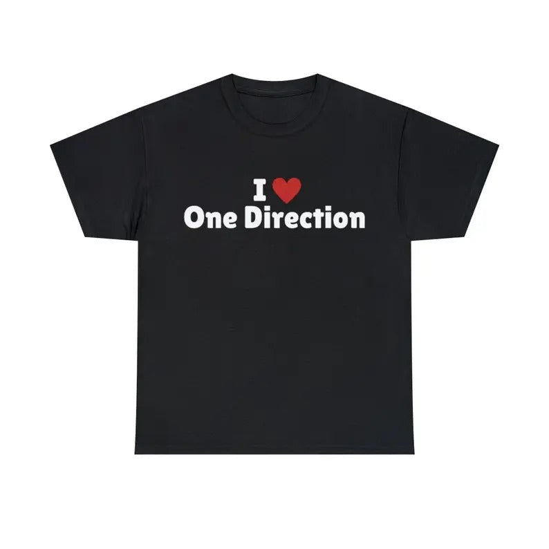 I Love O.N.E Di.Rec.Tion Heart OneD 1.D - Adult & Kids T-Shirts, Sweatshirts & Hoodies apparel design preview 1