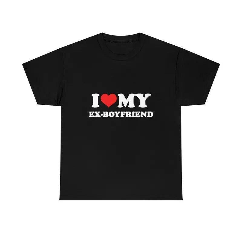 I Love My Ex Boyfriend Him Her Trending - Adult & Kids T-Shirts, Sweatshirts & Hoodies apparel design preview 1