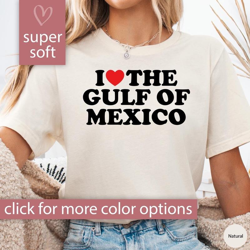 I Love Gulf Mexico Liberal - Adult & Kids T-Shirts, Sweatshirts & Hoodies apparel design preview 1