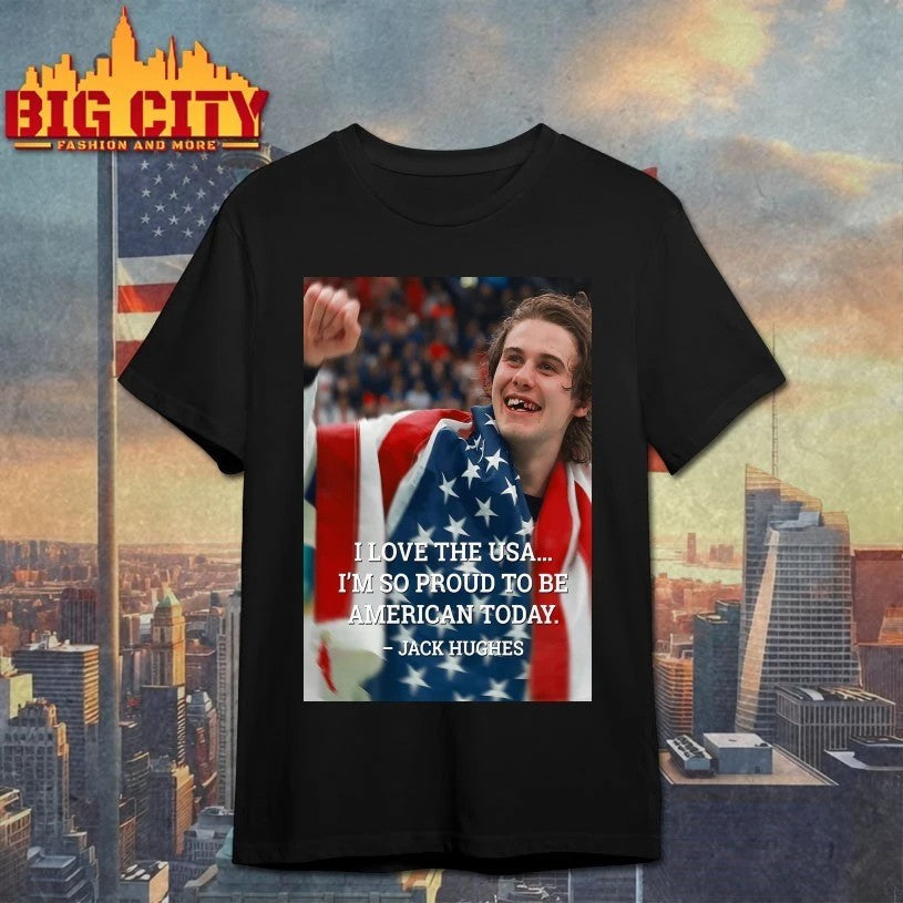 I Love The USA I'm So Proud To Be American Today Jack - Adult & Kids T-Shirts, Sweatshirts & Hoodies apparel design preview 1