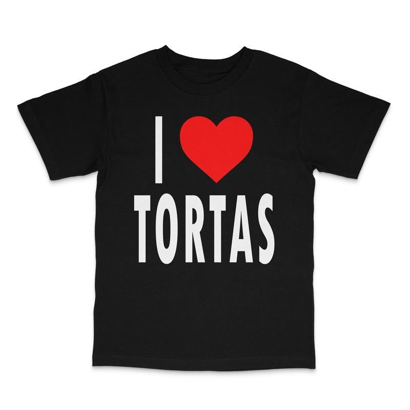 I Love Tortas Custom Printed - Adult & Kids T-Shirts, Sweatshirts & Hoodies apparel design preview 1