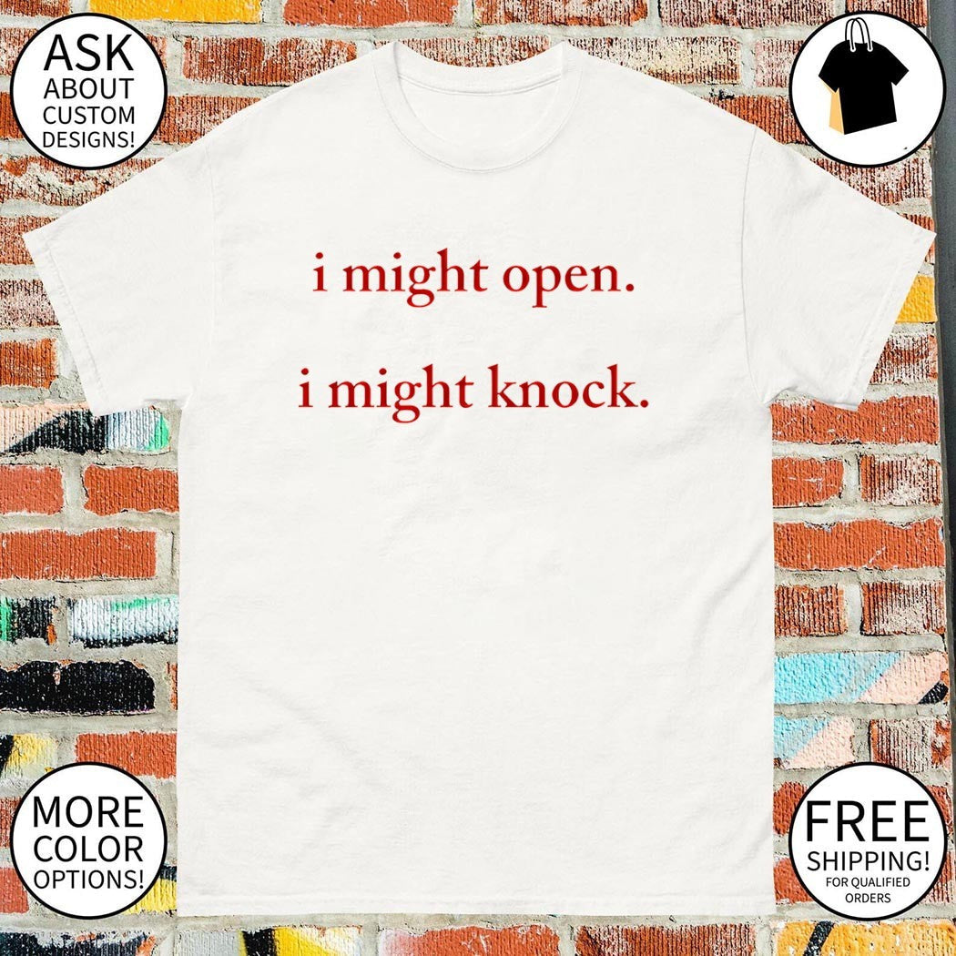 I Might Open Knock Heated Rivalry Hockey Romance - Adult & Kids T-Shirts, Sweatshirts & Hoodies apparel design preview 1