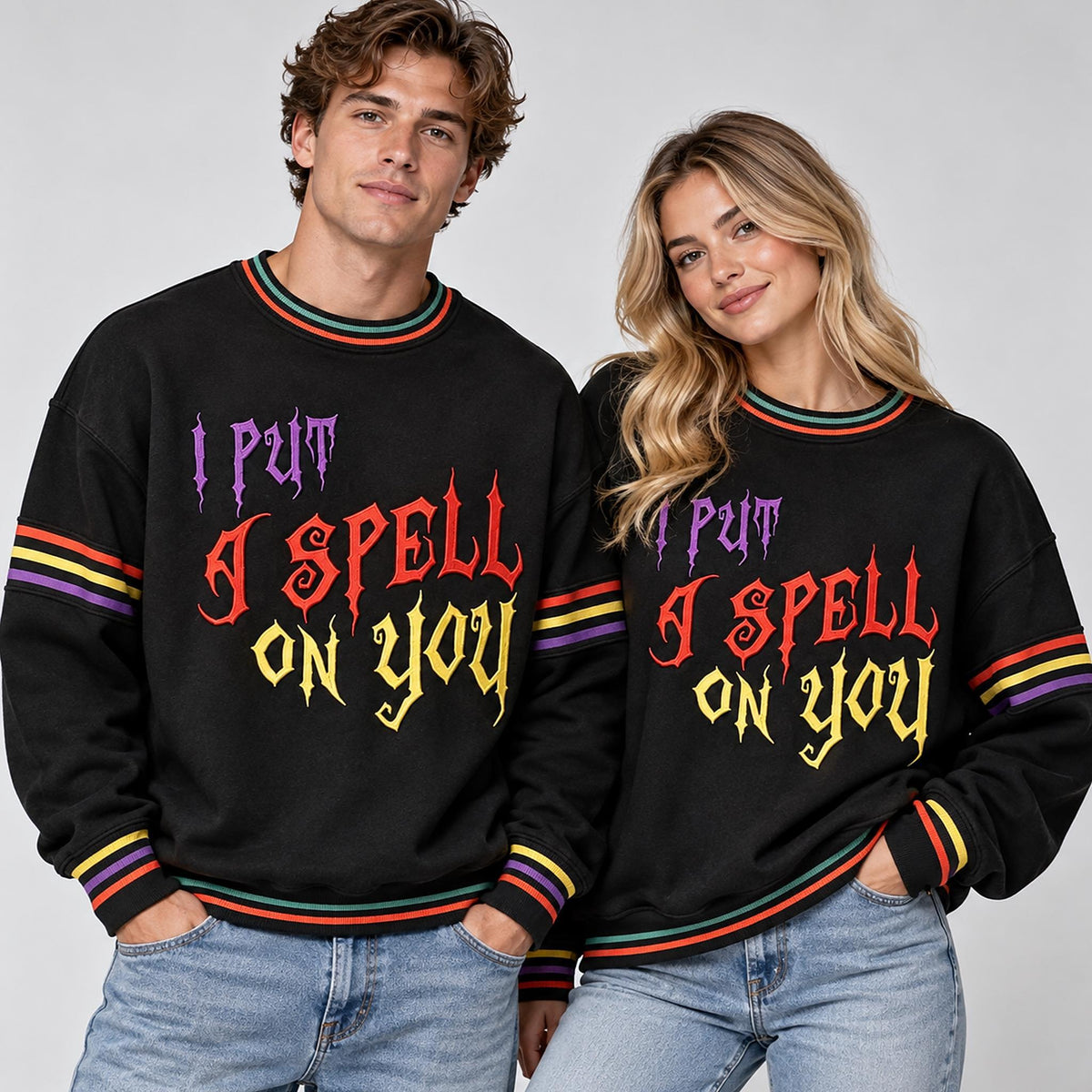 I Put A Spell On You Halloween Graphic Sweater - Gift Idea product image 2