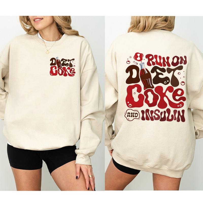 I Run Diet Coke Insulin - Adult & Kids T-Shirts, Sweatshirts & Hoodies apparel design preview 1