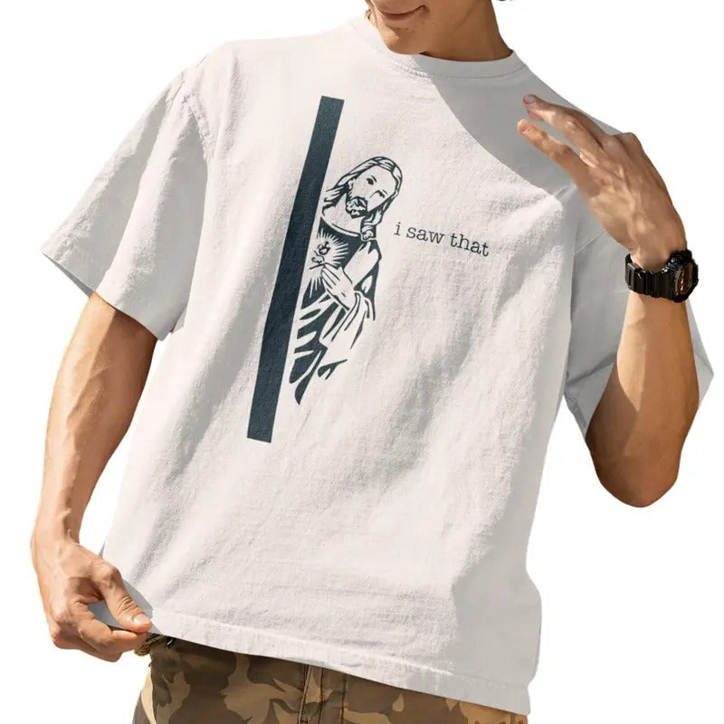 I Saw That Jesus Meme Christian God Funny - Adult & Kids T-Shirts, Sweatshirts & Hoodies apparel design preview 1
