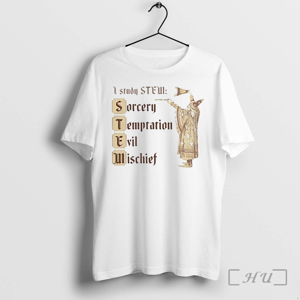 I Study Stem Wizard Sorcery Temptation Evil Mischief - Adult & Kids T-Shirts, Sweatshirts & Hoodies apparel design preview 1