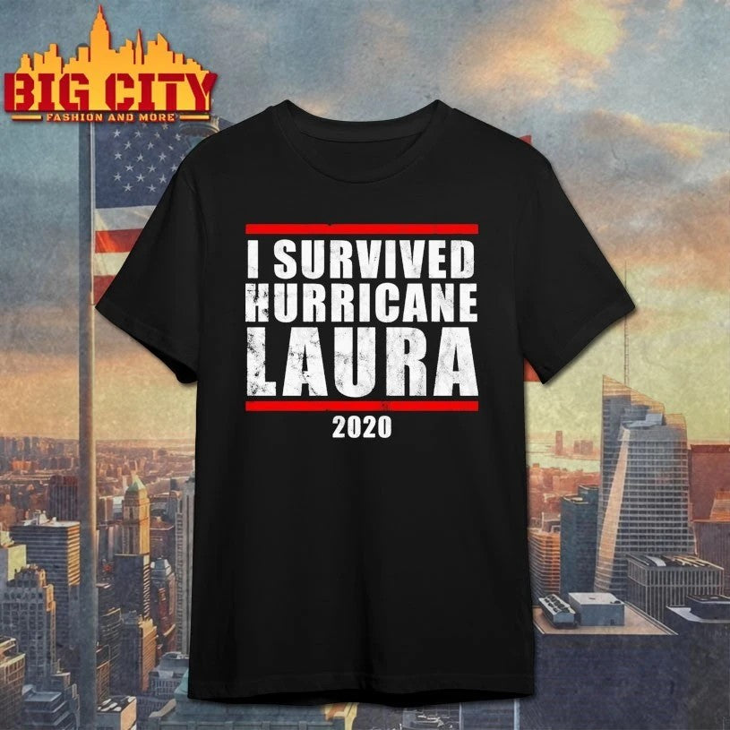 I Survived Hurricane Laura 2020 - Adult & Kids T-Shirts, Sweatshirts & Hoodies apparel design preview 1