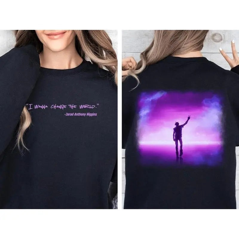 "I WANNA CHANGE WORLD." Music Album Vintage - Adult & Kids T-Shirts, Sweatshirts & Hoodies apparel design preview 1
