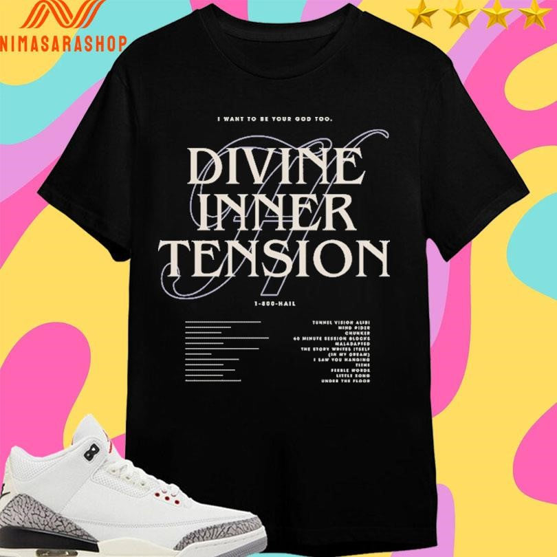 I Want To Be Your God Too Divine Inner Tension - Adult & Kids T-Shirts, Sweatshirts & Hoodies apparel design preview 1