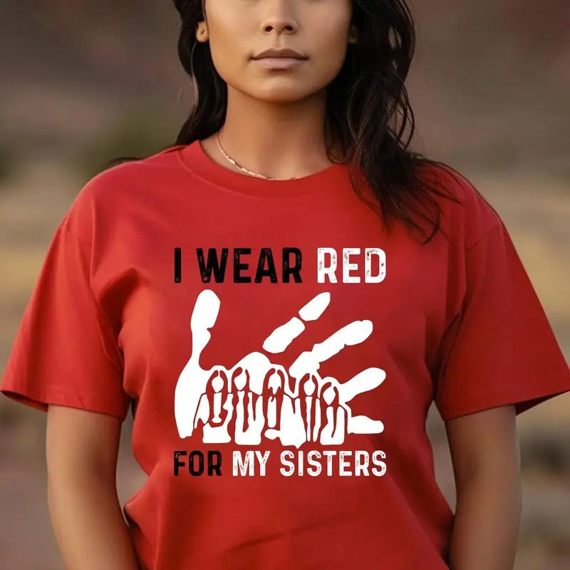 I Red My Sisters Stolen Murdered American Native Love - Adult & Kids T-Shirts, Sweatshirts & Hoodies apparel design preview 1
