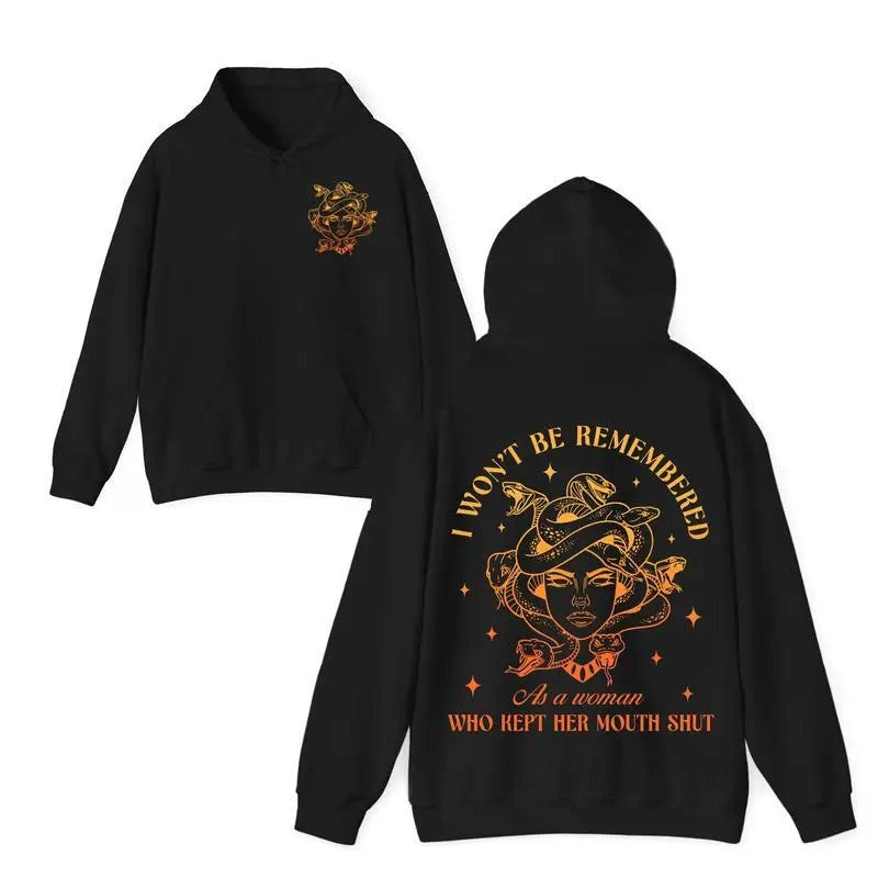I Won'T Be Remembered As Woman Feminist Rights Human - Adult & Kids T-Shirts, Sweatshirts & Hoodies apparel design preview 1